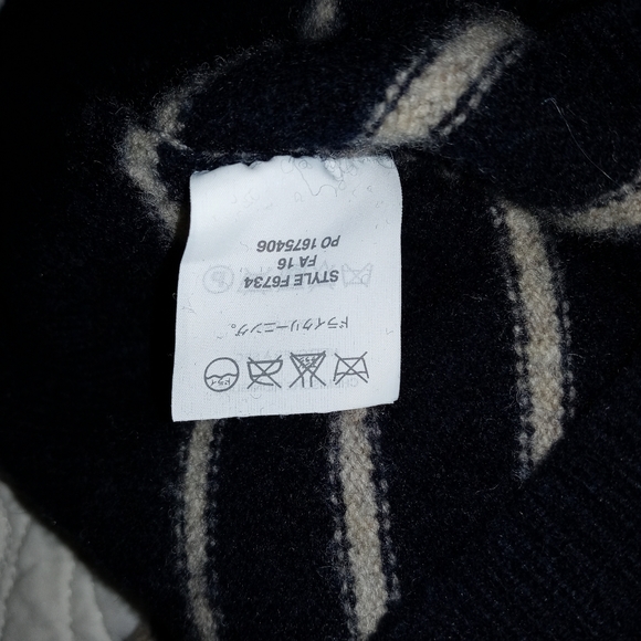 J CREW WOMEN PULLOVER SWEATER STRIPED NAVY/CREAM - Picture 12 of 12